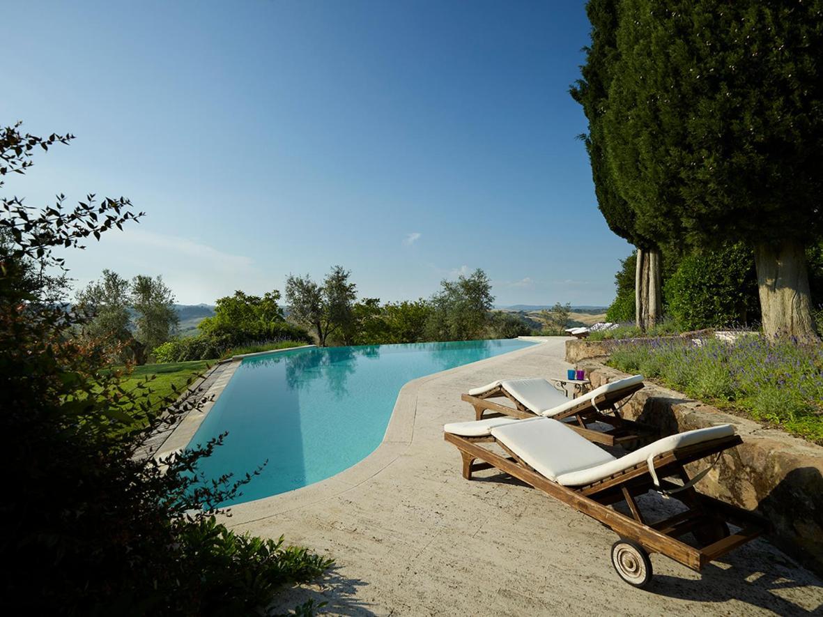 Borgo Lucignanello Bandini Villa San Giovanni dʼAsso Kültér fotó