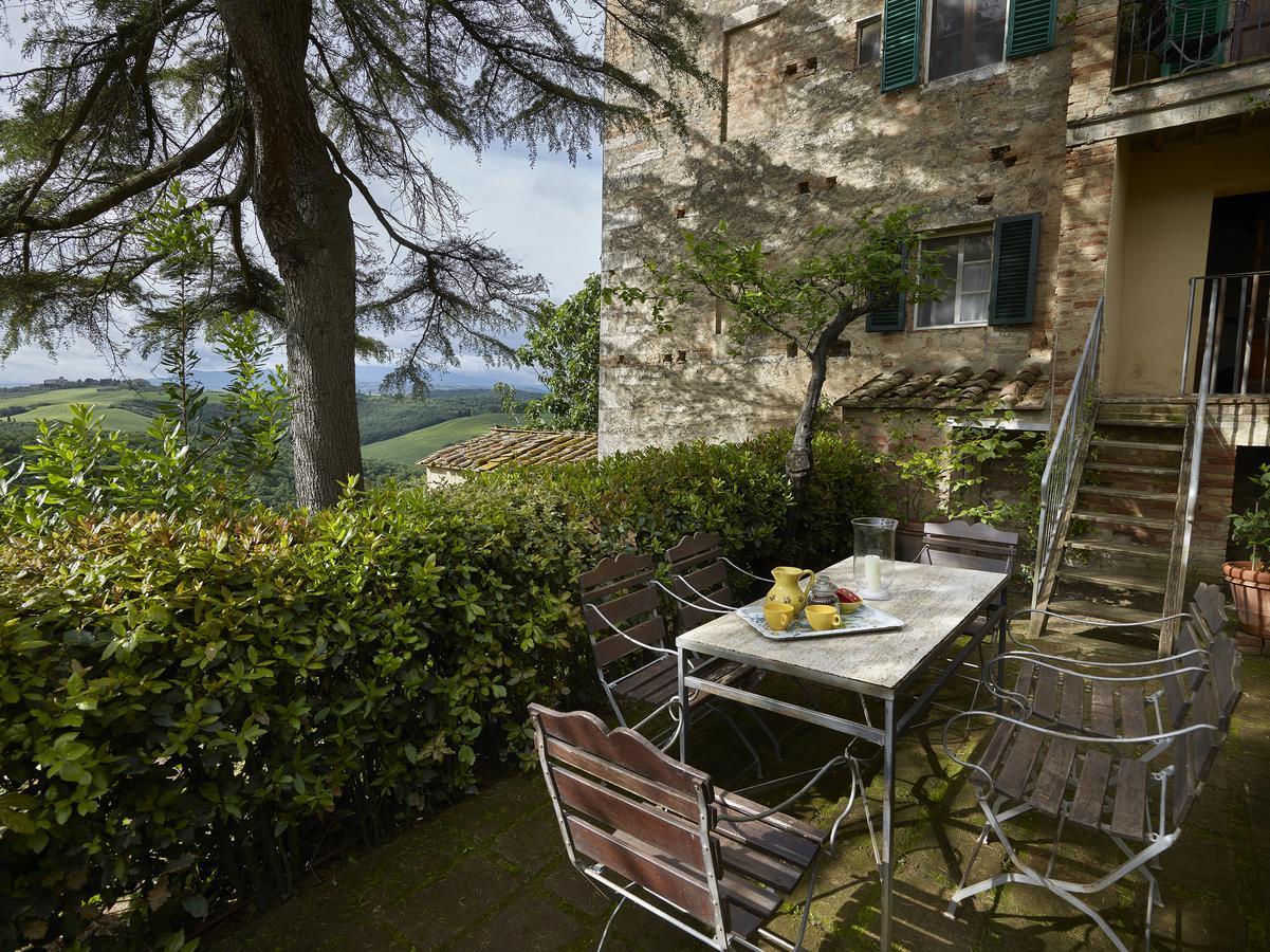 Borgo Lucignanello Bandini Villa San Giovanni dʼAsso Kültér fotó