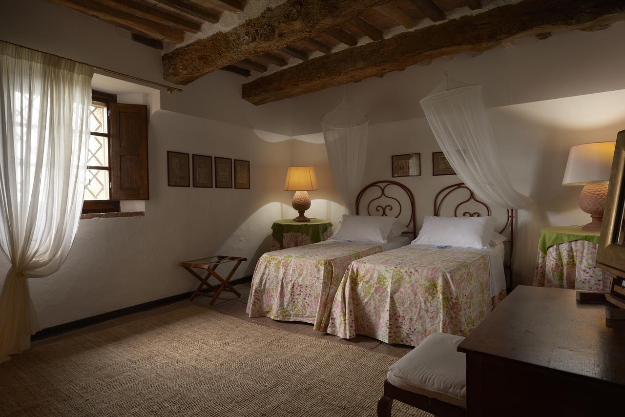 Borgo Lucignanello Bandini Villa San Giovanni dʼAsso Kültér fotó