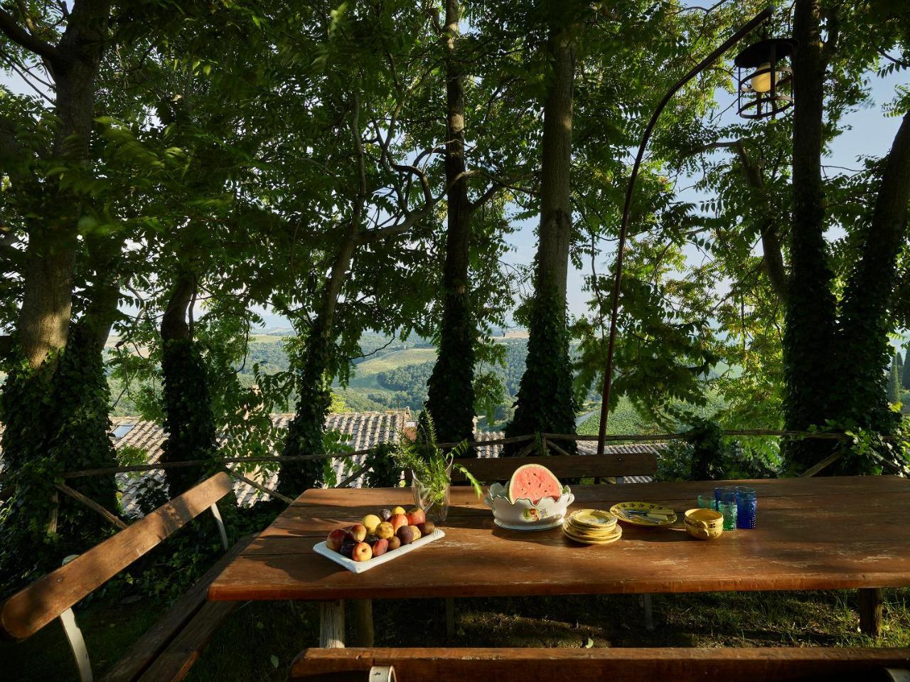 Borgo Lucignanello Bandini Villa San Giovanni dʼAsso Kültér fotó