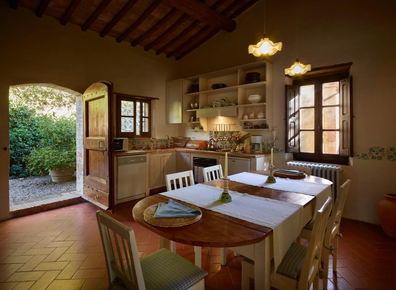 Borgo Lucignanello Bandini Villa San Giovanni dʼAsso Kültér fotó