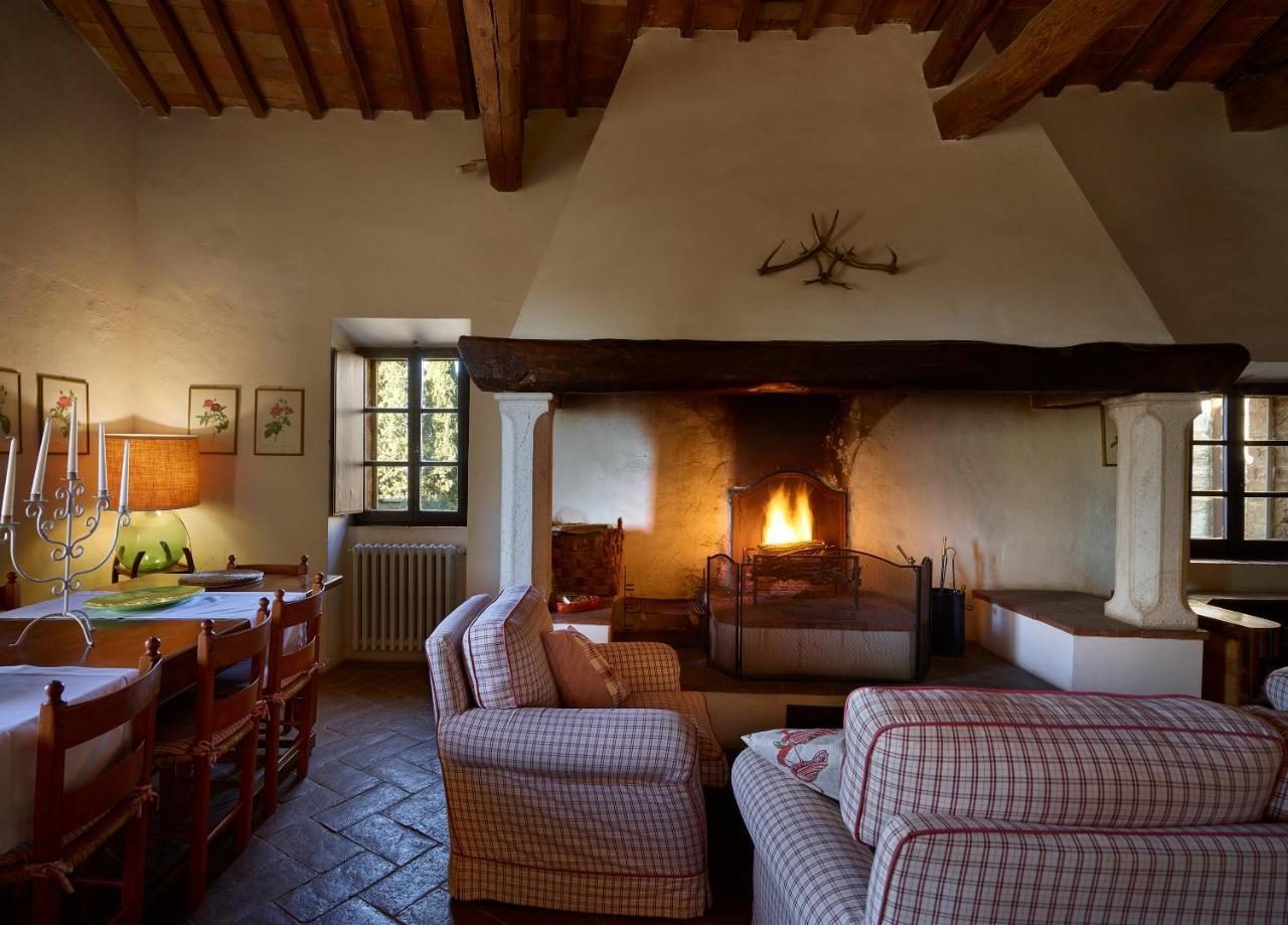 Borgo Lucignanello Bandini Villa San Giovanni dʼAsso Kültér fotó