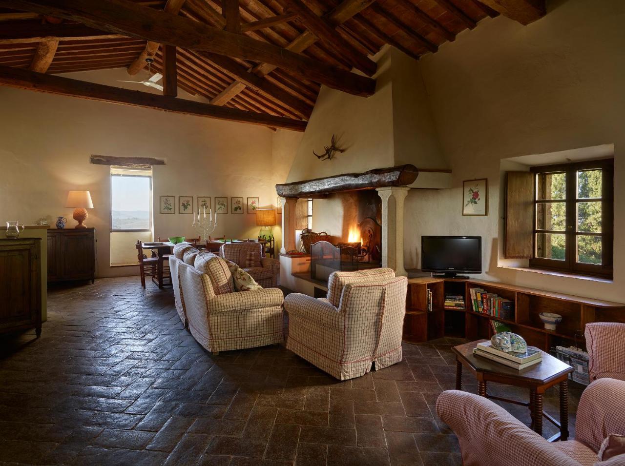 Borgo Lucignanello Bandini Villa San Giovanni dʼAsso Kültér fotó
