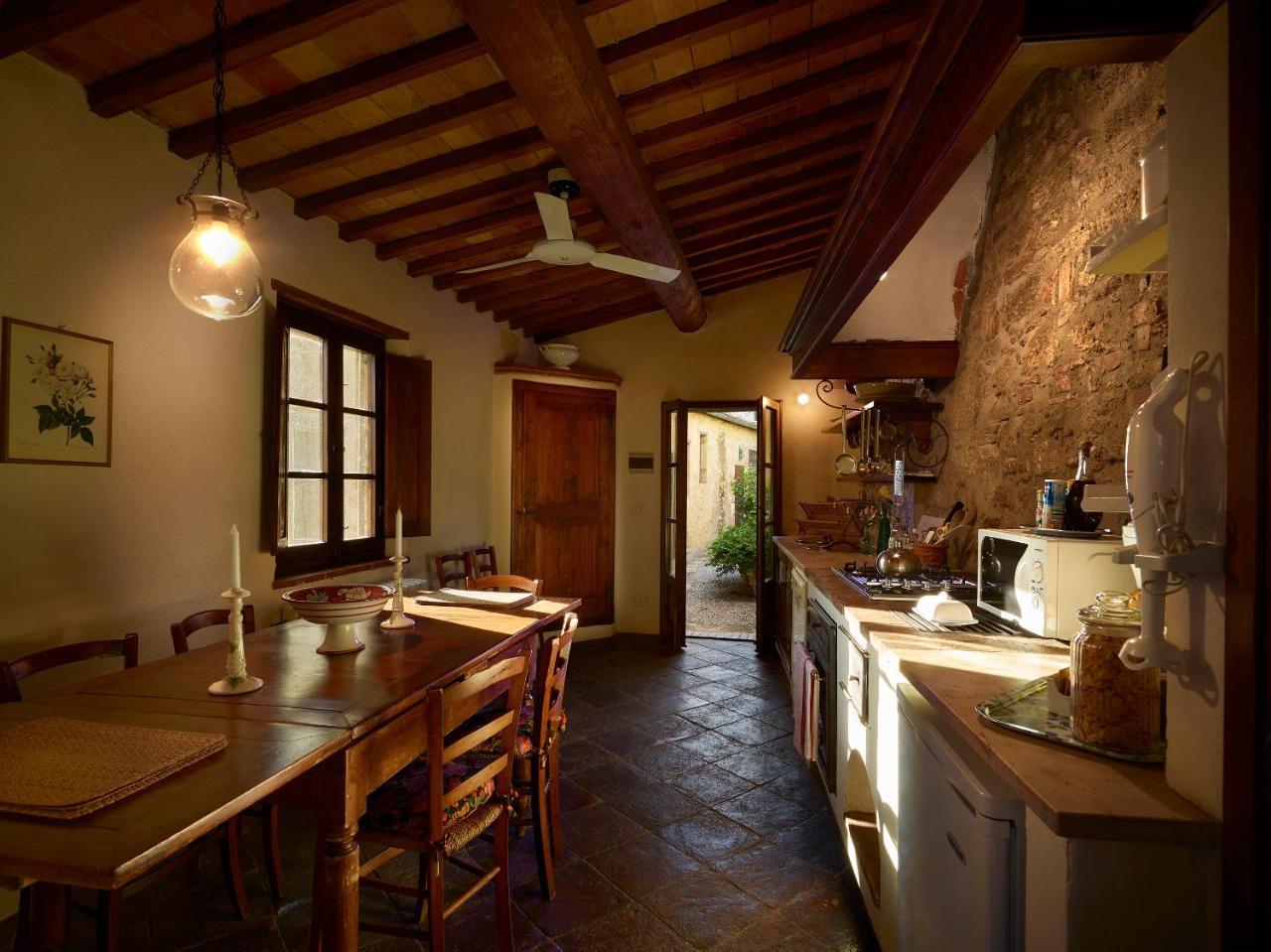 Borgo Lucignanello Bandini Villa San Giovanni dʼAsso Kültér fotó