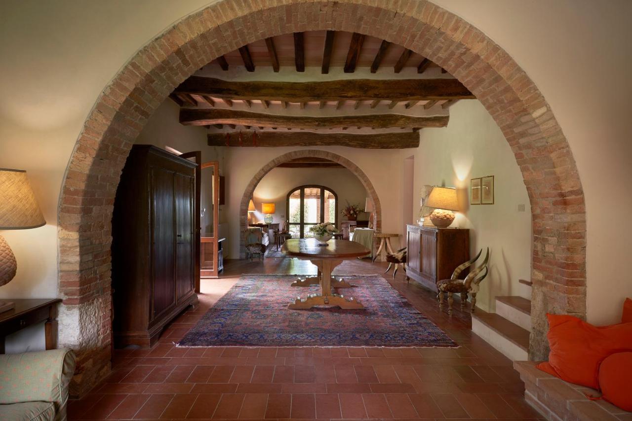 Borgo Lucignanello Bandini Villa San Giovanni dʼAsso Kültér fotó