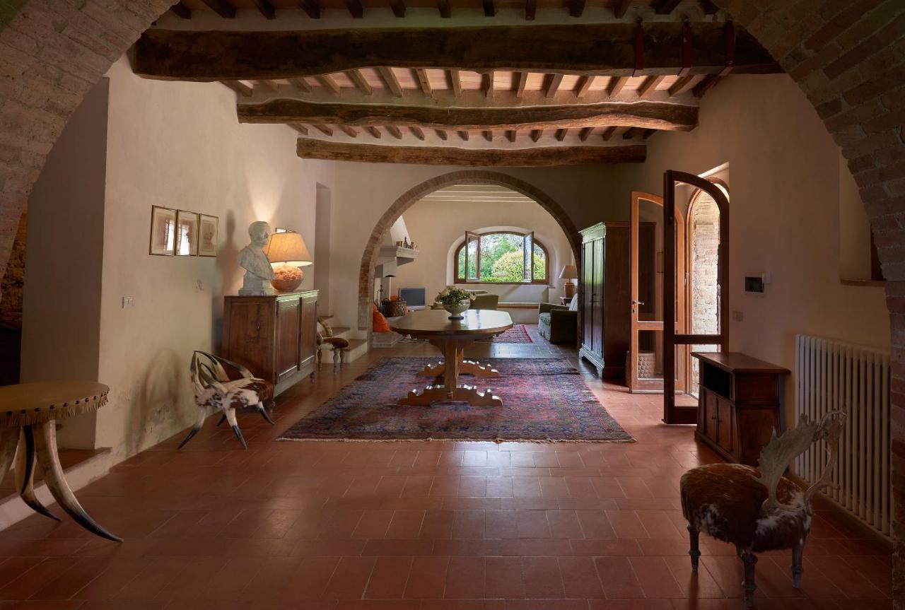 Borgo Lucignanello Bandini Villa San Giovanni dʼAsso Kültér fotó