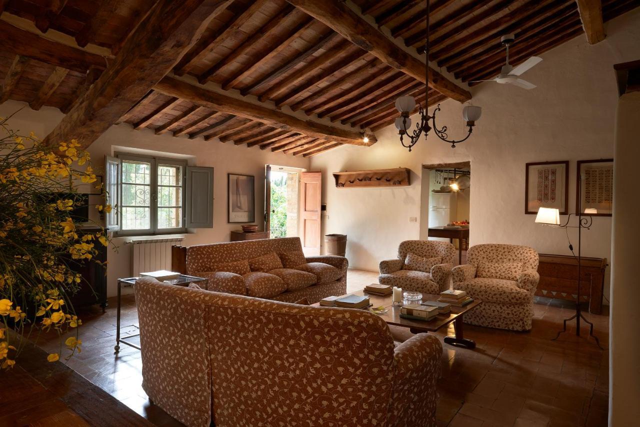 Borgo Lucignanello Bandini Villa San Giovanni dʼAsso Kültér fotó
