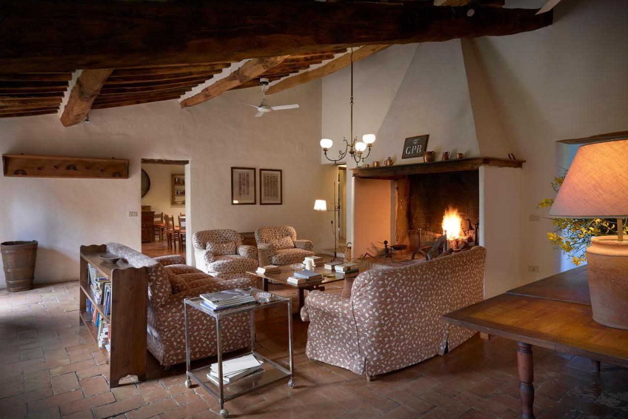 Borgo Lucignanello Bandini Villa San Giovanni dʼAsso Kültér fotó