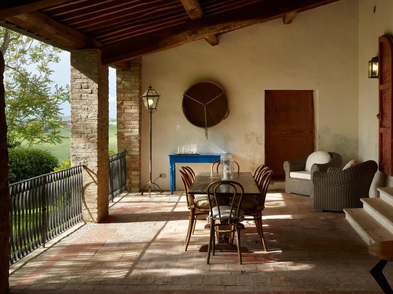 Borgo Lucignanello Bandini Villa San Giovanni dʼAsso Kültér fotó