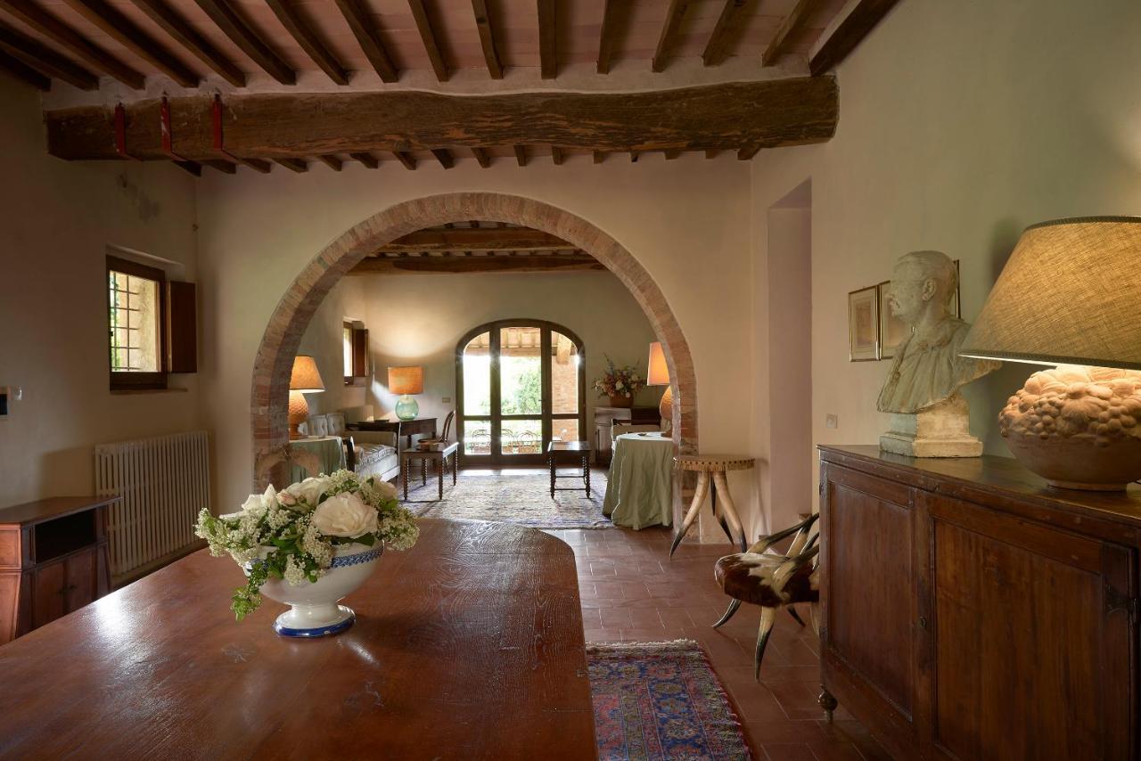 Borgo Lucignanello Bandini Villa San Giovanni dʼAsso Kültér fotó