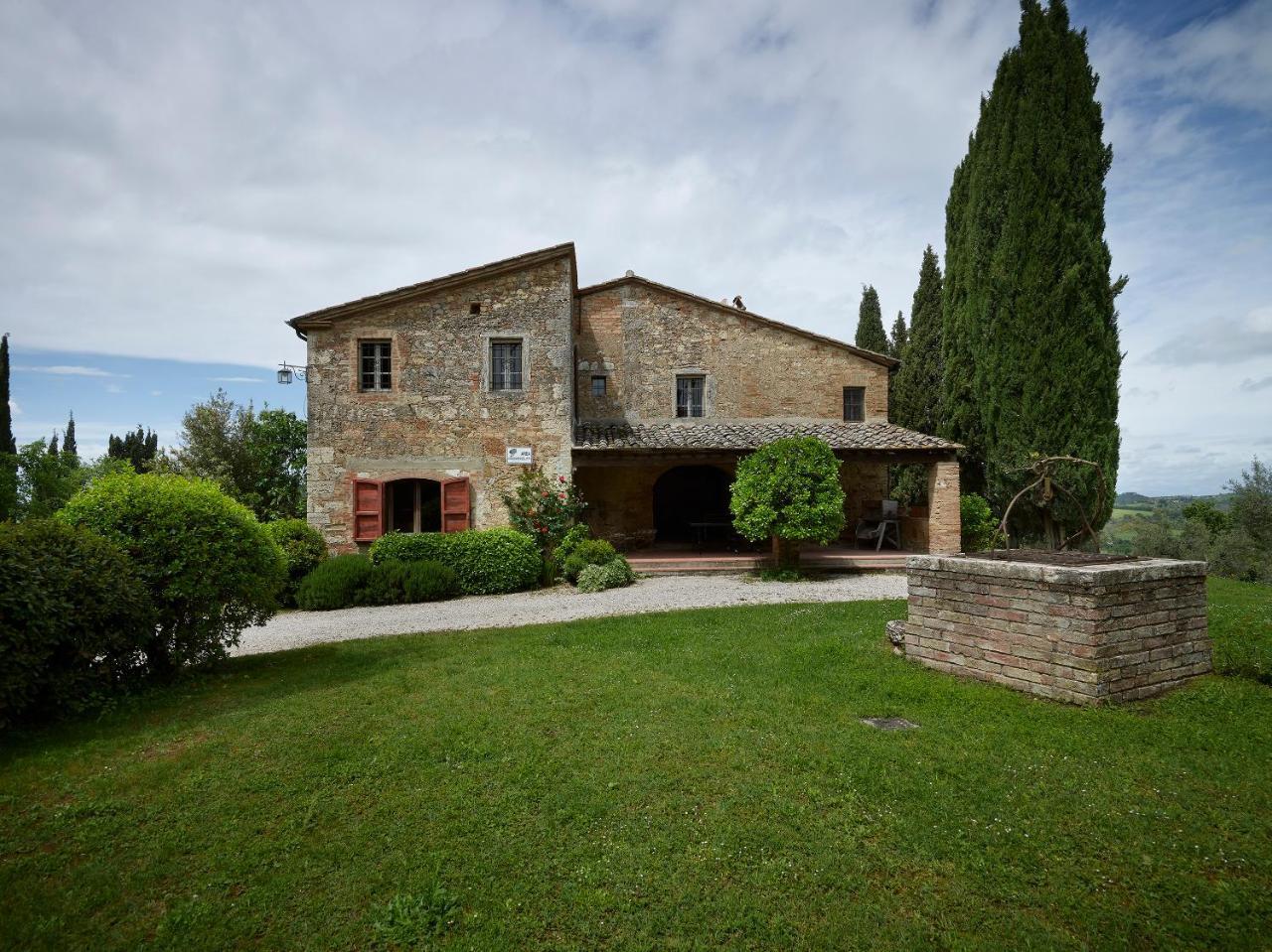 Borgo Lucignanello Bandini Villa San Giovanni dʼAsso Kültér fotó